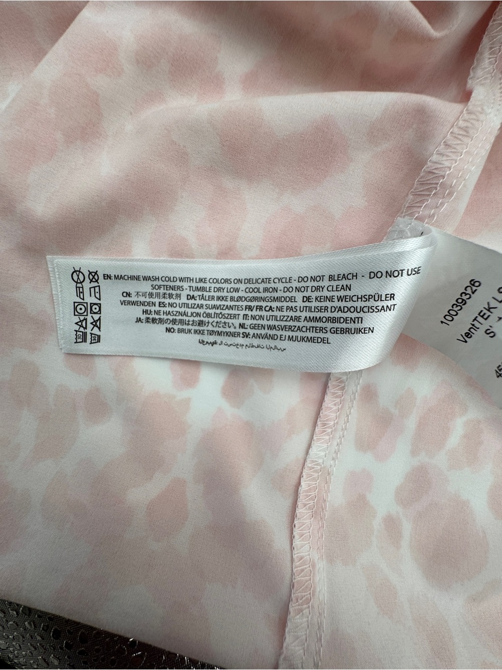 Ariat Tek Women's Pink Leopard Print Venttek Rolled Sleeve Button Down Large - Picture 12 of 13